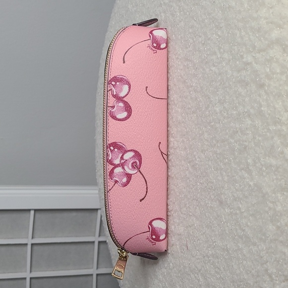 Coach Pencil Case With Cherry Print - Picture 5 of 8